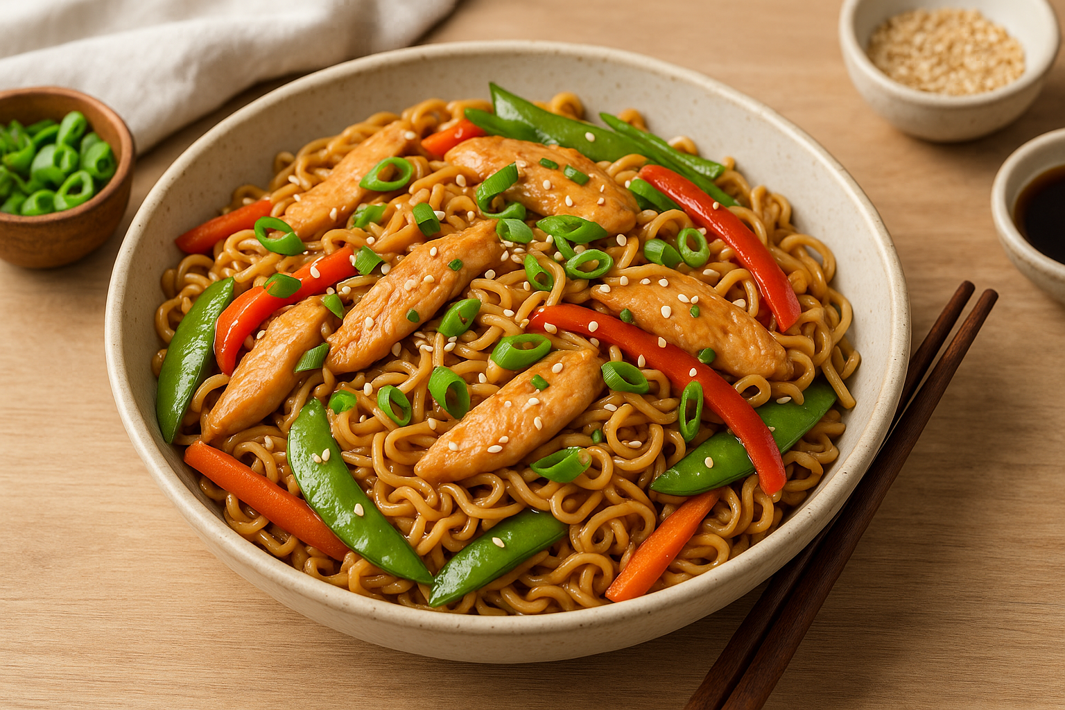 Chicken Ramen Stir Fry