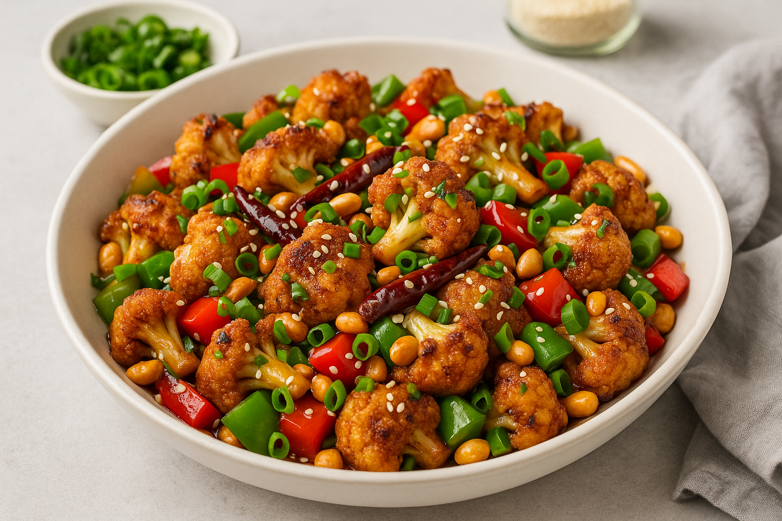 Kung Pao Cauliflower