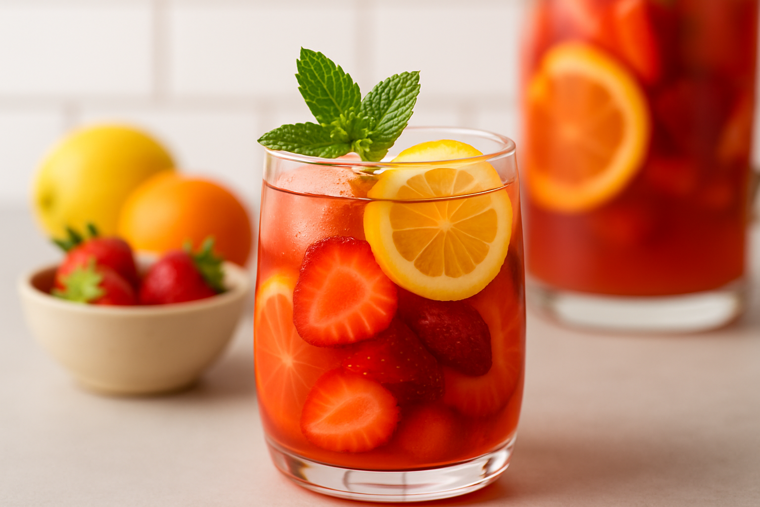Strawberry Citrus Iced Tea